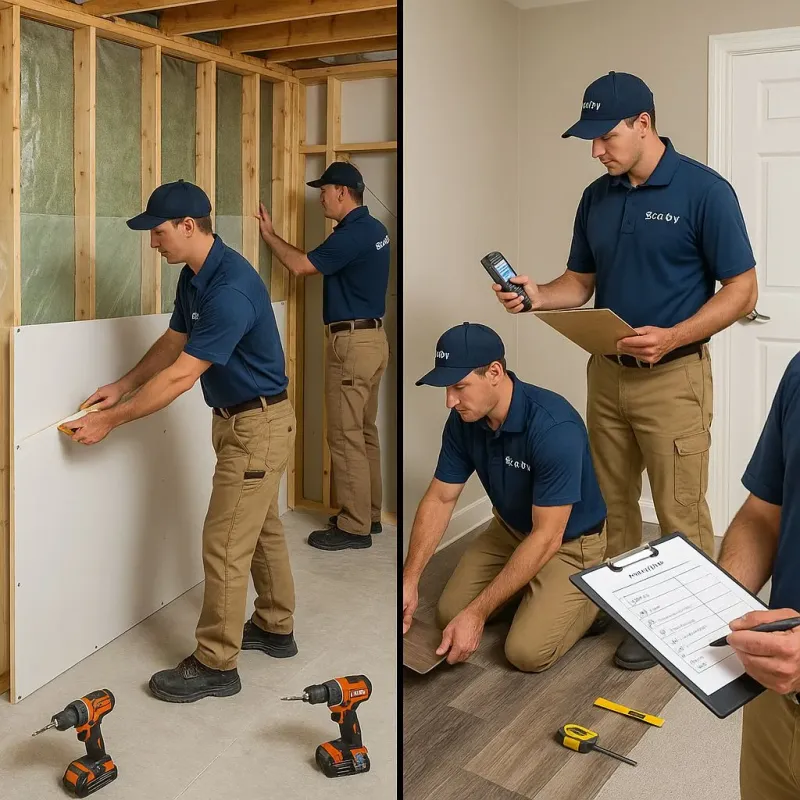 Repairs and Reconstruction process in Willoughby, OH